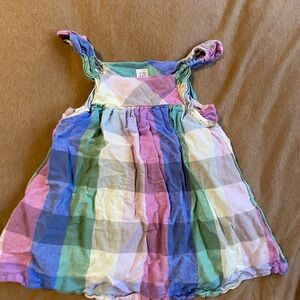 Baby GAP Multicolor Plaid Toddler Dress